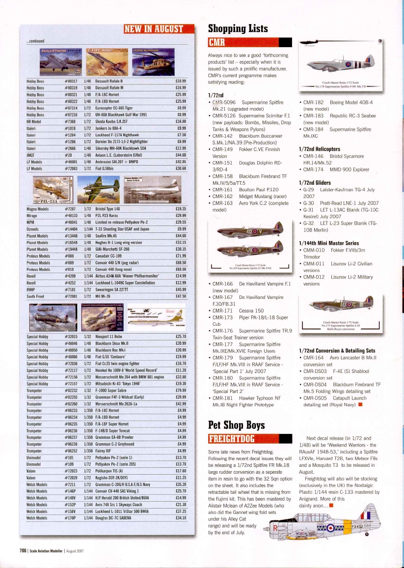 Scale Aviation Modeller International 2007-08